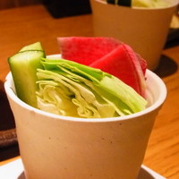 串揚げ大ひら  神楽坂 - 食べ放題の箸休め