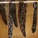 馳走 啐啄一十  - ①羅臼昆布の出汁は主張のある多重な旨みが特徴なコクのある味わい
      ②利尻昆布の出汁は透明感がありながらも輪郭がはっきりしたキレのある味わい
      ③真昆布の出汁は調和がとれた穏やかで円やかな味わい