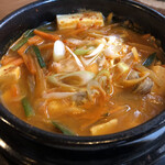 韓国家庭料理 ソウルオモニ - スンドゥブ