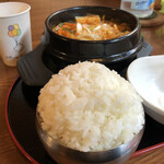 韓国家庭料理 ソウルオモニ - スンドゥブ