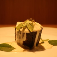RISTORANTE IL NODO - 旬の秋ナス 発酵生シラスのクリームアップ