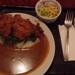 ロビンソンクルーソーカレーハウス - 北品川カレーのから揚げのせ