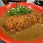 極楽うどん TKU - カツカレーうどん（￥1100）