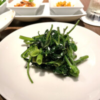 京鼎樓 HANARE店 - 空芯菜のあっさり塩炒め