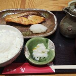 ANA FESTA 魚米処 旬 - 鮭の塩焼き定食