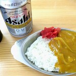 立ち喰いそば処 津軽 - ミニカレーと缶ビール【Oct.2020】