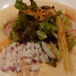 麺とカフェ処 悠然かしや - 芳醇香味鶏白湯♪