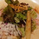 麺とカフェ処 悠然かしや - 芳醇香味鶏白湯♪