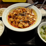 中華料理 雅亭 - “成都麻婆豆腐 (牛肉入り)”