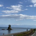 Cafe ISOMI TERRACE - 遠くに立山連峰　3階の展望台から