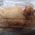 キッチン男の晩ごはん 女の昼ごはん - 持ち帰りチキンカツ70円竜田揚げ60円