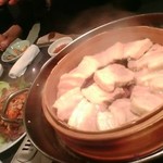 赤坂韓国料理・焼肉 兄夫食堂 - ボッサム。このセット。