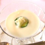 フランス料理グルメ - カリフラワーのブラマンジェ