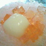 埜庵 - さくら氷800円（さくら寒天と白玉）*2009.04