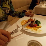 ウーベルチュール - 子羊を食べているところ