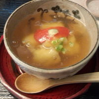 花見小路 - 揚げ鱧の餡かけ煮物