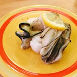 Kappa Sushi 山形嶋店 - 蒸し牡蠣ガーリックバター