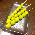 三酉屋 - ぎんなん串200円別