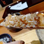 天ぷら たけうち - パリッパリの鱗