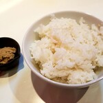 カイテイエン - ご飯＆肉味噌サービス！