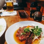 料理・酒 びすとろ - 牛肉のたたき