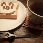 Miku Do Ru - しょくぱんまん　「クリームボックス」にチョコペンで食パンマンの顔を描いたのミャ