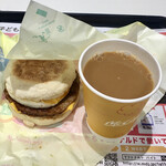 McDonald's - ソーセージエッグマフィンコンビ300円