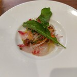 トラットリア クアルト - 銚子港直送！真鯛のカルパッチョ