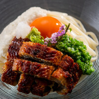 うなぎ山芋うどん（香の物付き）＜冷　夏季限定＞