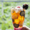 漆山果樹園 - ドリンク写真:ぶどうたっぷりアイスティー