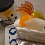 チナツ洋菓子店 - 季節のフルーツショート＆杏仁豆腐