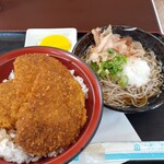 福井家 - ロース並おろしそばSET　￥880