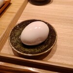 中華蕎麦 とみ田 - 比内地鶏 半熟味玉