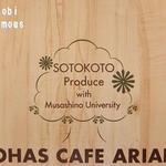 ロハスカフェARIAKE - 武蔵野大学とソトコトのコラボカフェ