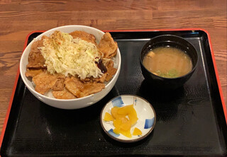 Tonkarukaramembutanokokoro - 豚丼大盛り
