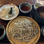 そばと和食のお店 神楽本店 - もみじ膳 蕎麦大盛