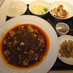 黄鶴 - 陳麻婆豆腐定食　１６００円　【　２０１２年７月　】