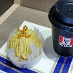 リリエンベルグ - 駅前のこちらでランチを食べてデザートにモンブラン
      ２階席でカウンターもあり目立たず食べられました