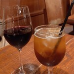 ミラノドゥエ - 赤ワイン、ティーソーダ