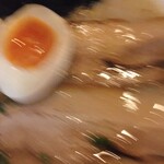 信濃神麺 烈士洵名 - 白味噌特製麺 炙りチャーシュー　撮影失敗