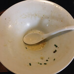 Shinano Shimmen Resshi Jummei - スープを掬いにくいどんぶりでしたが何とか完飲