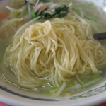 中華　めんくい - タンメンの麺