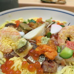 すし匠 - ばらちらしのアップ