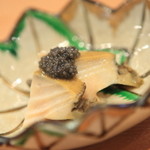 新日本料理おぶね - 蒸しアワビのキャビア添