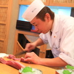 新日本料理おぶね - 麻布かどわきの弟子の高木さん