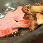 新日本料理おぶね - 究極のロース三筋、松茸