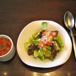 セレブ・デ・トマト - ワンプレートランチのスープ&サラダ