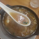 Neimon Jinka - 羊肉砂鍋麺のスープ