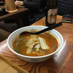 夜仲そば - 激辛ラーメン