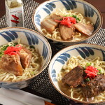 沖縄バル hana-hana - 沖縄そば3種類
